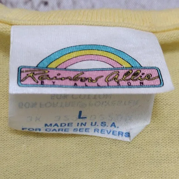 Vintage Yellow Mickey Mouse Life Guard Surfer Racerback Tank Top NEW - Picture 3 of 8